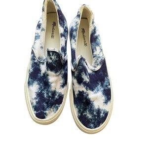 Madewell Slip on Sidewalk Shibori sneakers
